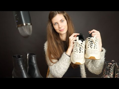 ASMR | schoenencollectie tikken & krabben (fluisteren in West-Vlaams accent)