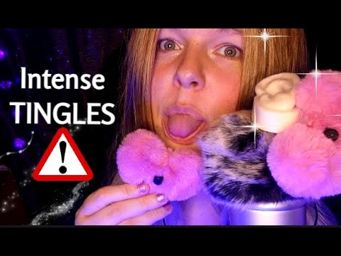 ASMR | INTENSE Fluffy Mouth Sounds👂💦 Count Up, Whispering.