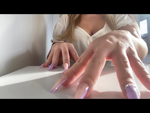 ASMR Fast Table Tapping with long nails ✨