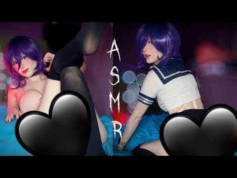 ♡ ASMR Stockings & Cloth Scratching / Chainsaw Man Reze Cosplay