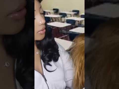ASMR Hot Cheeto girl doing your hair  in class #asmrvideos #satisfying #asmr #thatgirl