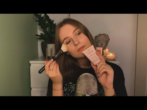 asmr po polsku 🌙 doing my makeup 💄 mój makijaż *test podkładu miya* (polish whisper)