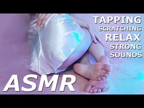 ASMR Tapping & Scratching / Brushing Relax Strong Sounds for Sleep