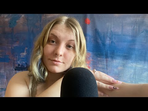 ASMR│teeth tapping, skin/jewelry scratching, and hair sounds! long fake nails 🦷👩🏼