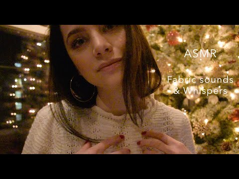 ASMR | Winter Sweater Collection (Fabric sounds & Whispers)