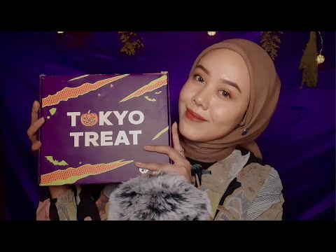 ASMR Trying Japanese Snack Boxes | Autumn Halloween Edition 🦇🍁🎃