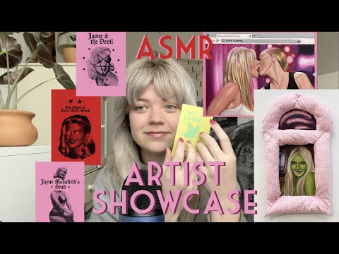 ASMR zine showcase ~ art school friend Claire Thompson {reading mini books, artist feature}