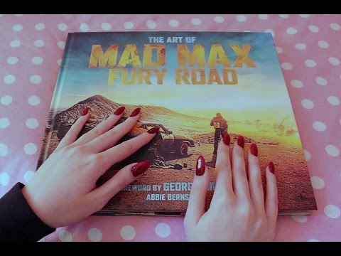 Sharing my Mad Max: Fury Road Artbook (ASMR whispering + page turning)