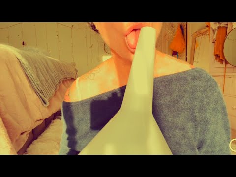 ASMR testing new super-sized funnel - mouth sounds
