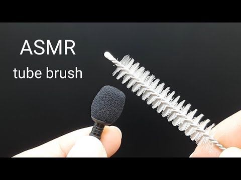 Scratching Microphone with Tube Brush - ASMR Scratching Mic I No Talking I Satisfying Video