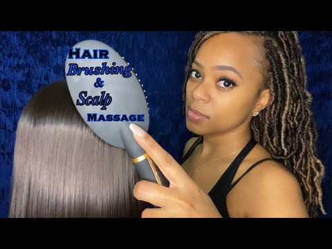 💆‍♀️ ASMR 💆‍♀️ Hair Brushing & Scalp Massage Featuring Special Guest Hollow Head Holly 💙