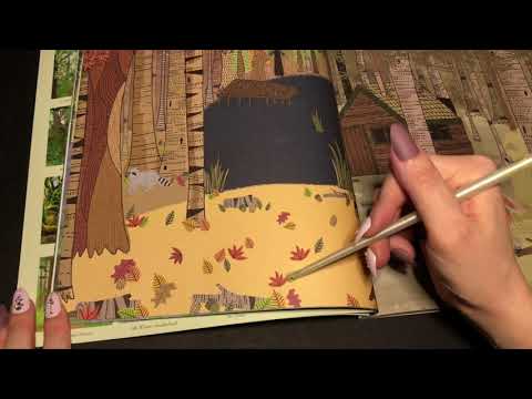 TRACING A PICTURE BOOK ASMR {No Talking}