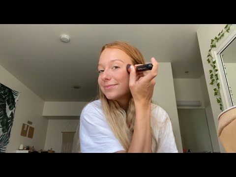 asmr get ready with me! morning makeup routine