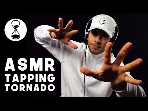 ASMR TAPPING TORNADO | Intense 3D Trigger Sounds & Male Whispering