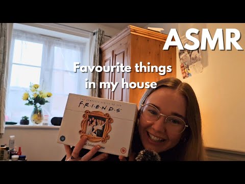 ASMR Tapping on my favourite things in my house | Lid sounds | Hand sounds