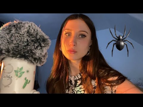 asmr | spiders crawling up your back (personal attention)