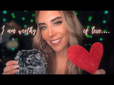 ASMR 🩵 Positive Affirmations, Hand Movements, Dry Mouth Sounds for TINGLES & SLEEP 💚