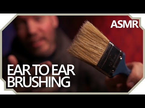 ASMR Ear To Ear Brushing (4K)