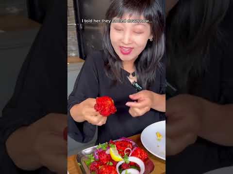 ASIAN MOM TRYING INDIAN FOOD FOR THE FIRST TIME GONE WRONG #shorts #viral #mukbang