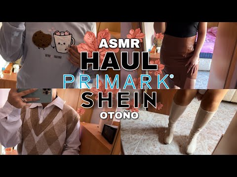 ASMR Haul SHEIN y PRIMARK Otoño 2022 🍂 Fabric Sounds y Try On
