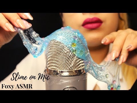 ASMR Slime On Mic | Satisfying | Wet sounds | Brain Tingles