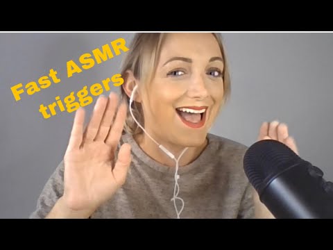 ASMR FAST RANDOM ASSORTMENT of TRIGGERS | RANDOM ASMR | FAST TRIGGERS