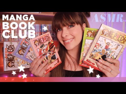 ASMR 🏴‍☠️ One Piece🏴‍☠️ ☆vol.1-5☆ Manga Book Club! Whispered Review, Tapping, Tracing, Page Flipping