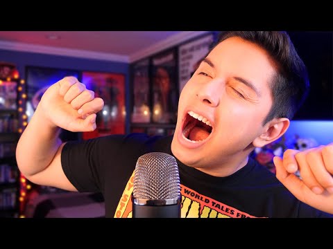 ASMR to Make You Yawn (Mouth Sounds and Mic Scratching)
