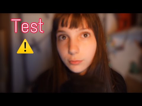 {ASMR FR}Petit Test