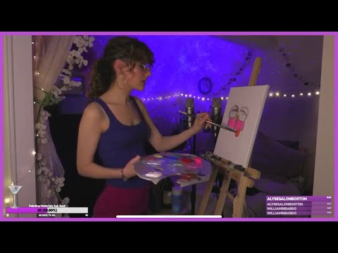 Live ASMR Painting 4.11.21 / Sunday Night Paint Stream Is Back!