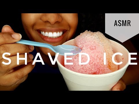 ASMR Ice Eating | SHAVED ICE | Soft Crunchy Eating Sounds | NO TALKING