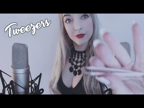 ASMR CLOSE UP Personal Attention (Mouth Sounds, Tweezers, Ear to Ear Whisper)