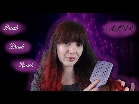 [ASMR] Hair brushing and brush sounds (Ear to Ear)