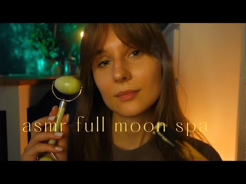 ASMR po polsku 🌙 full moon facial 🌚 twój rytuał pielęgnacyjny + masaż twarzy (polish whisper)