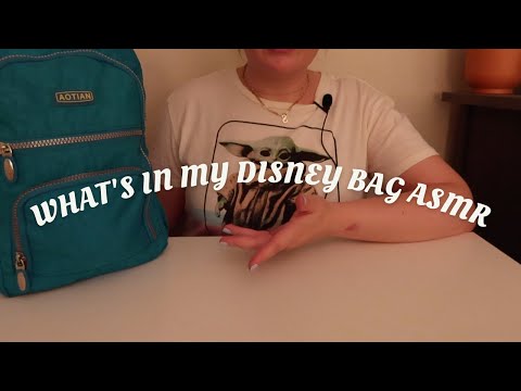 ASMR What’s In My Disney Bag | Soft-Spoken, Crinkly Sounds, Chatty