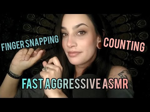 ASMR Fast Aggressive Hand Sounds, Counting, & Patterns (Bubble POP 🥰)