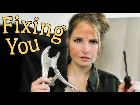 ASMR | I'm a Mechanic and You Are Pre-War Technology (Fixing You!)
