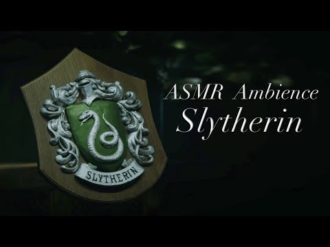 🐍 Slytherin Common Room | 훗. 난 슬리데린 우등생이지 🐍 (Ambience ASMR, Harry Potter)