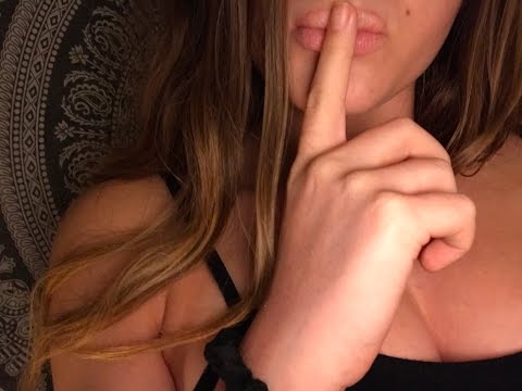 ASMR- a secret to tell you/ up close whisper/ inaudible/ mouth sounds/ personal attention