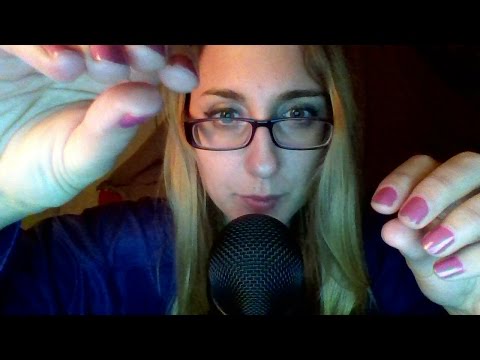 ASMR Close-up Relaxing Calm Hand Movements & Whispering - talking to you about movies & tv shows