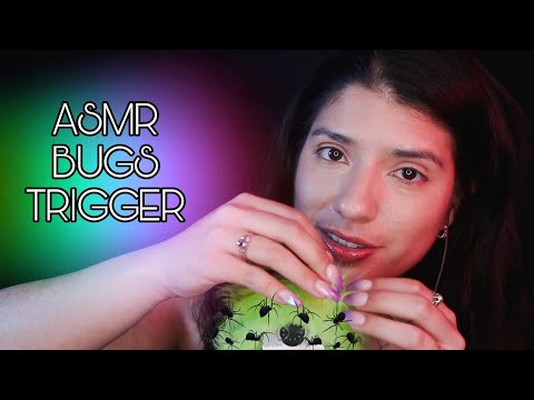 ASMR BUGS TRIGGER | INAUDIBLE WHISPERING AND SCRATCHING