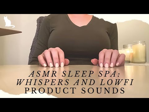ASMR Sleep Spa Roleplay — whispers, water sounds, muscle relaxation, personal attention, low-fi