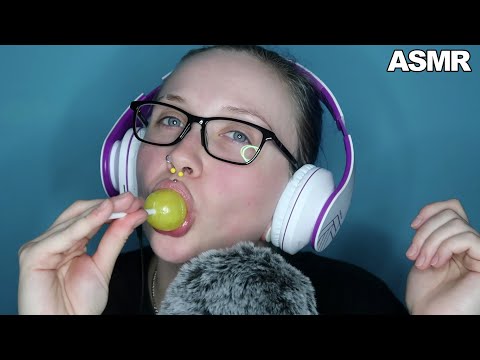 ASMR XXL Apple Chupa Chups Lollipop [Mouth Sounds & Gum Chewing] 🍏