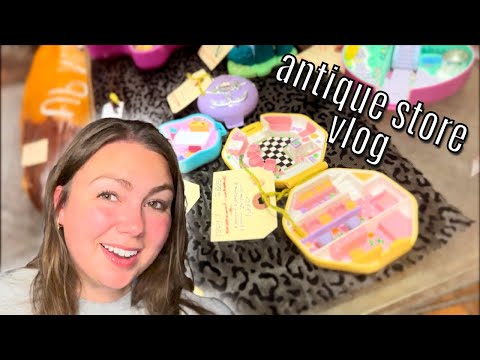 ASMR| Tingly Vlog (with Antique Store Walk Through)