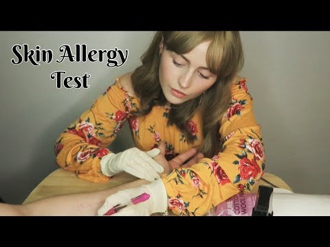 [ASMR] Real Person Skin Allergy Test Roleplay