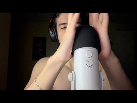 ASMR Dark and Deep Mic Scratching and Rubbing with Rambles 🥰