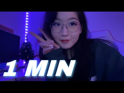 ASMR in 1 MINUTE 💥fast and aggressive for ppl without headphones!