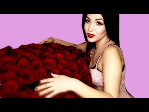 ASMR 🖤GIRL SAYS I LOVE YOU FOR ONE HOUR STRAIGHT WITH 100 ROSES!