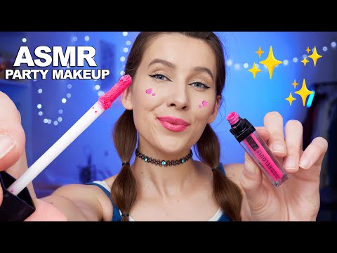 asmr | A POPULAR CLASSMATE GETS YOU READY FOR A PARTY 💃🪩