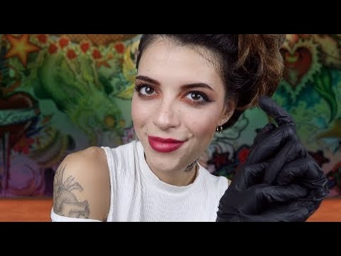 ASMR | Tattoo Artist R.P 🎃 (You Get A Halloween-Themed Tattoo!)